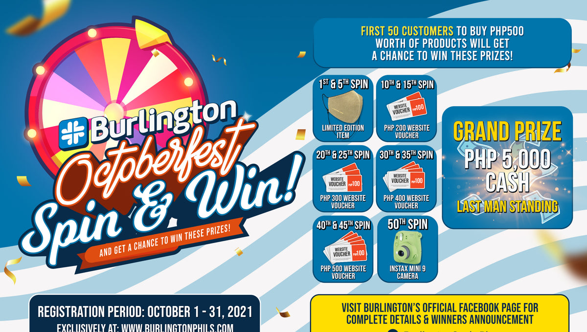 BURLINGTON OCTOBERFEST - SPIN THE WHEEL RAFFLE