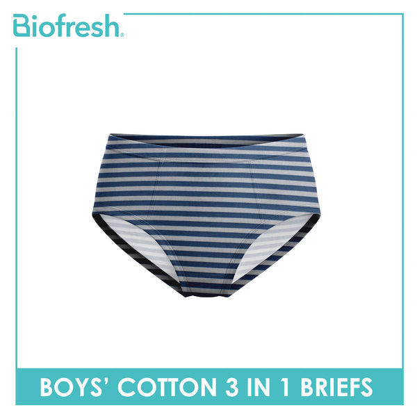 Biofresh Boys' Antimicrobial Cotton Brief 3 pieces in a pack UCBCG523