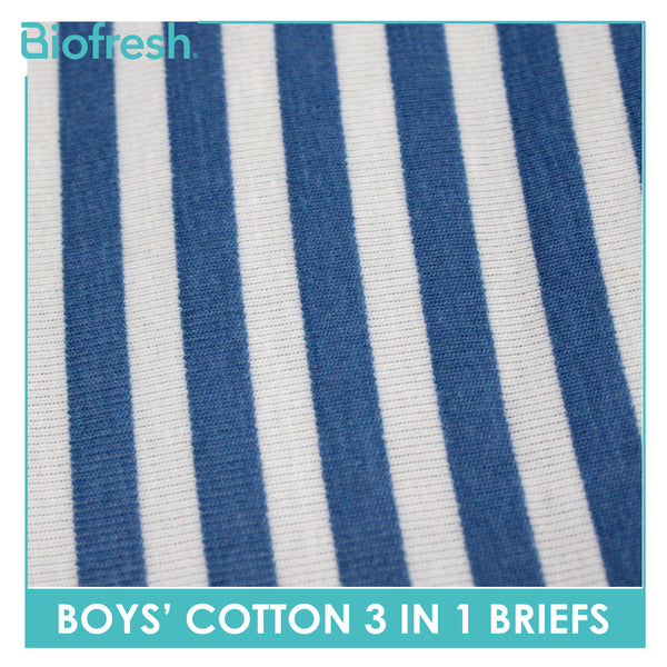 Biofresh Boys' Antimicrobial Cotton Brief 3 pieces in a pack UCBCG523