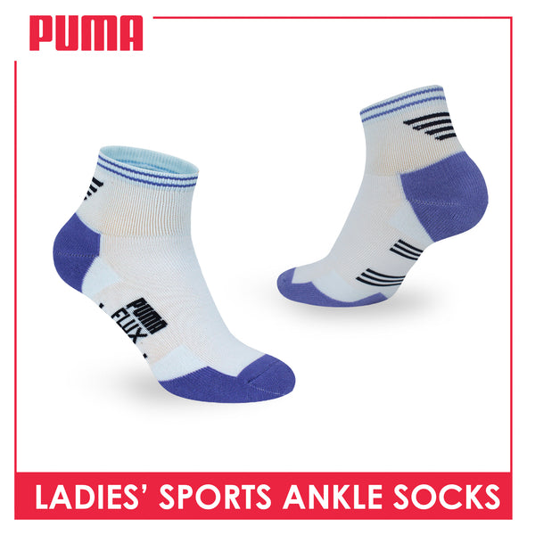Puma Flux Ladies' Cotton Sports Ankle Socks 1 pair ZLSK531