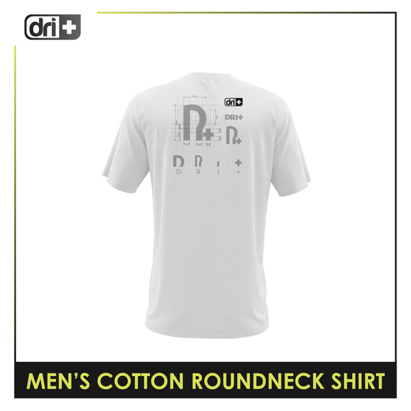 Dri Plus Men’s Anti-Odor Sweat Wicking Cotton The Logo Icon Roundneck Shirt 1 piece DUMSRC533