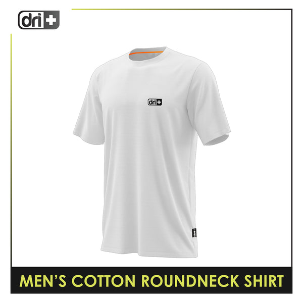 Dri Plus Men’s Anti-Odor Sweat Wicking Cotton The Logo Icon Roundneck Shirt 1 piece DUMSRC533