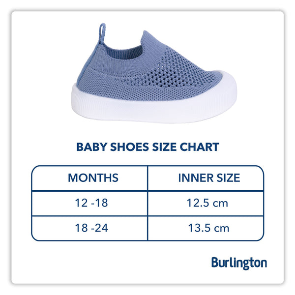 Burlington Baby Knitted Anti-Slip Shoes 1 pair HIBH611