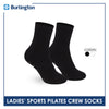 Burlington Ladies’ Pilates Sports Crew Socks 1 pair BLGS532