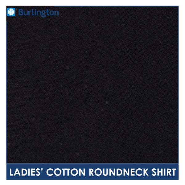 Burlington Ladies' Cotton Bearlington Women’s Month Roundneck Shirt 1pc TBLDSRWM3