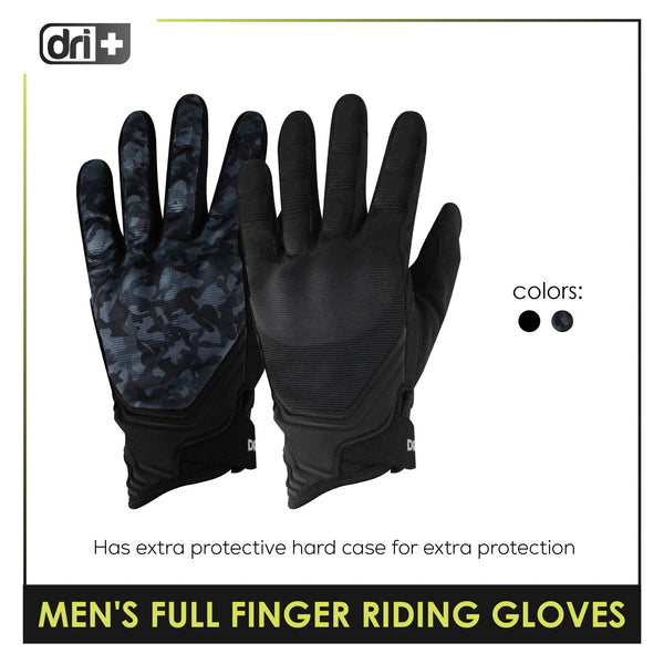 Dri Plus Full Finger Riding Gloves 1 pair AMGFN511