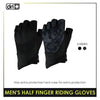 Dri Plus Half Finger Riding Gloves 1 pair AMGHN511