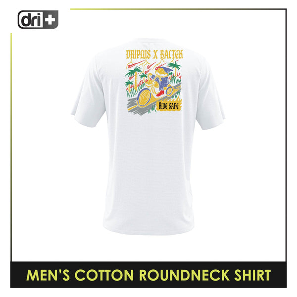 Dri Plus Men’s Baltek Collection Anti-Odor Sweat Wicking Light Cotton Roundneck Shirt 1pc DUMSRC527