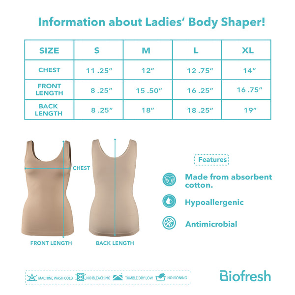 Biofresh Ladies’ Antimicrobial Body Shaper 1 piece ULWT4401