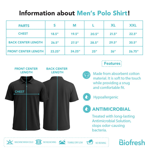 Biofresh Microair AirDrive Men’s Nylon Polo Shirt 1 piece MUMSP4401