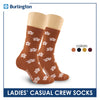 Burlington Ladies’ Cotton Light Performance Crew Socks 1 pair BLC4403