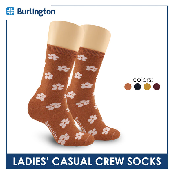 Burlington Ladies’ Cotton Light Performance Crew Socks 1 pair BLC4403
