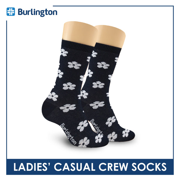 Burlington Ladies’ Cotton Light Performance Crew Socks 1 pair BLC4403