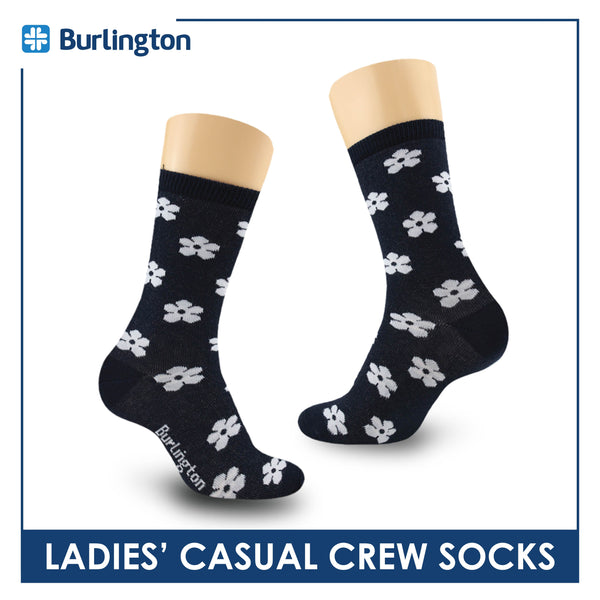 Burlington Ladies’ Cotton Light Performance Crew Socks 1 pair BLC4403