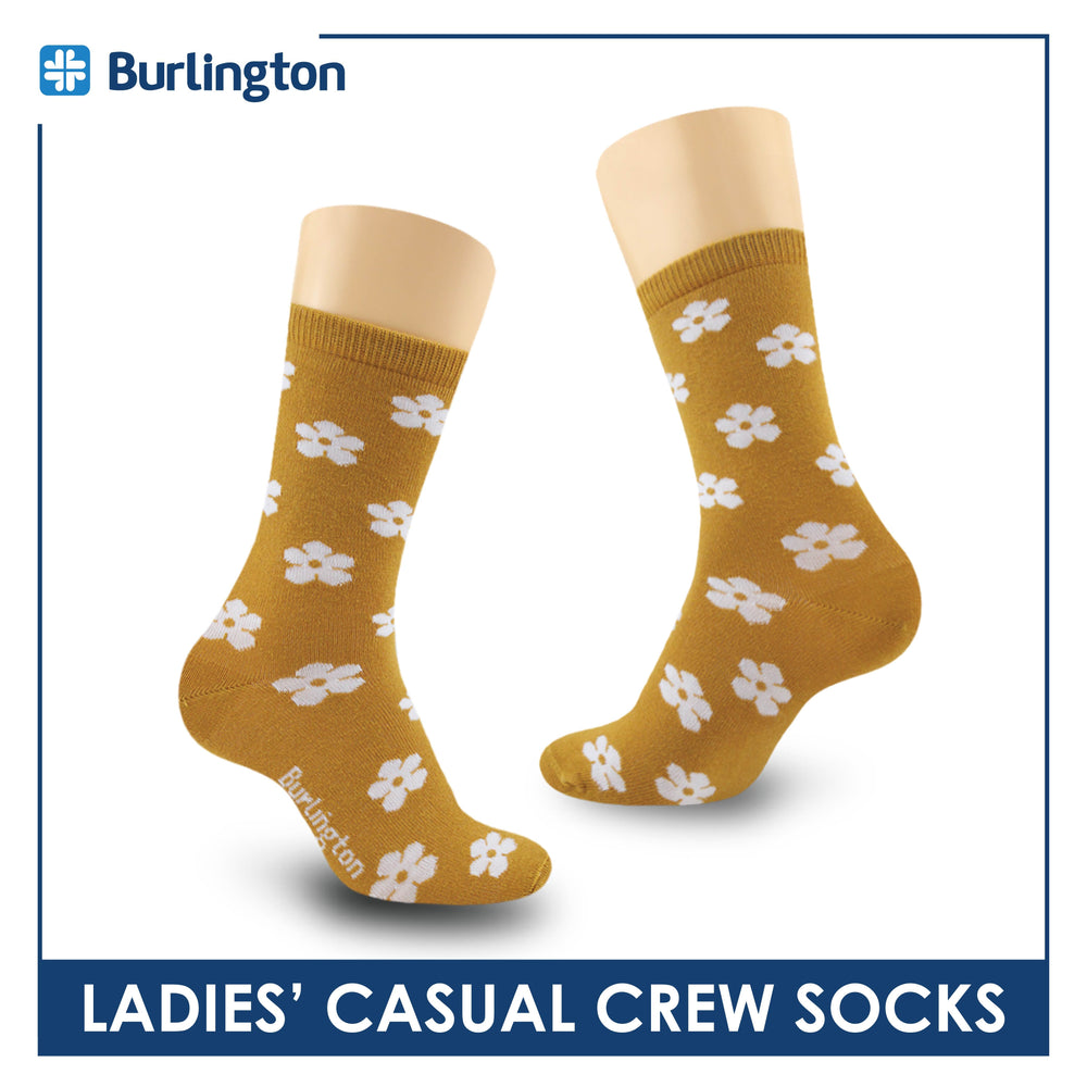 Burlington Ladies’ Cotton Light Performance Crew Socks 1 pair BLC4403