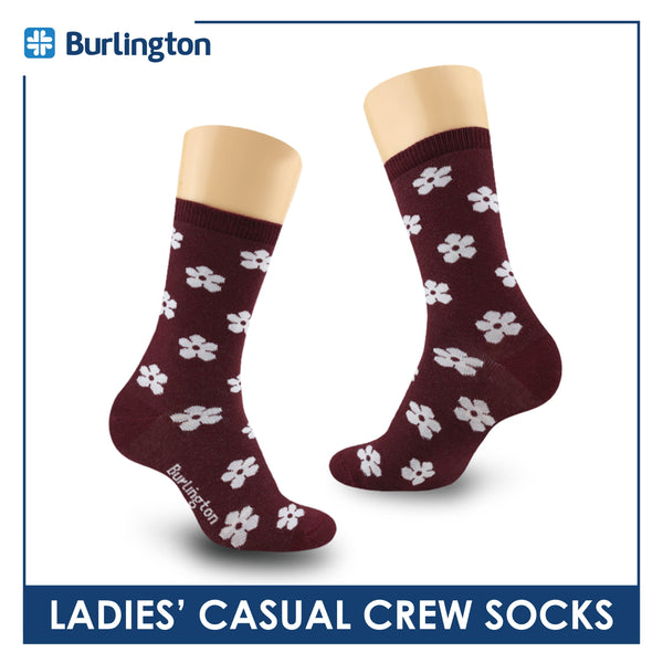 Burlington Ladies’ Cotton Light Performance Crew Socks 1 pair BLC4403
