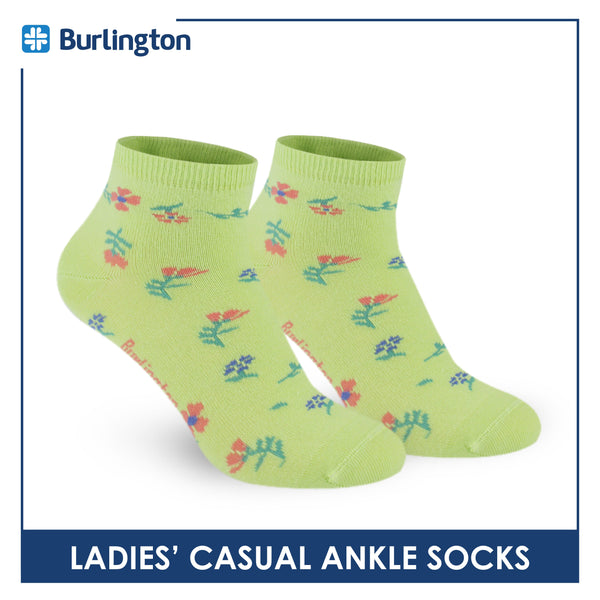 Burlington Ladies' Cotton Lite Thin Casual Ankle Socks 1 pair BLC512