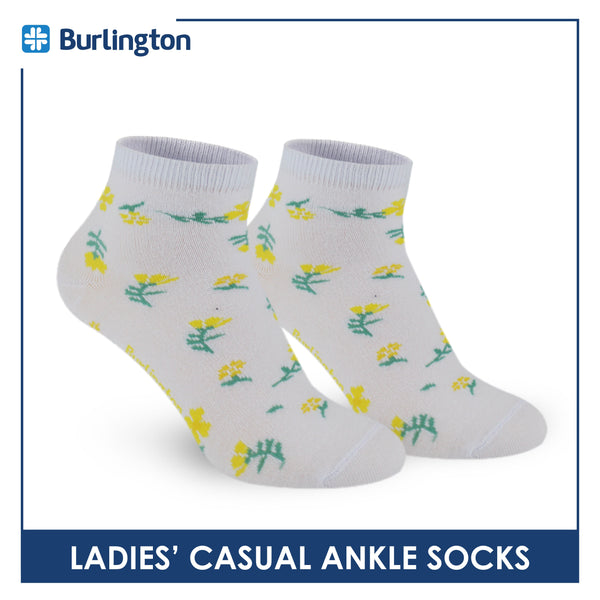Burlington Ladies' Cotton Lite Thin Casual Ankle Socks 1 pair BLC512