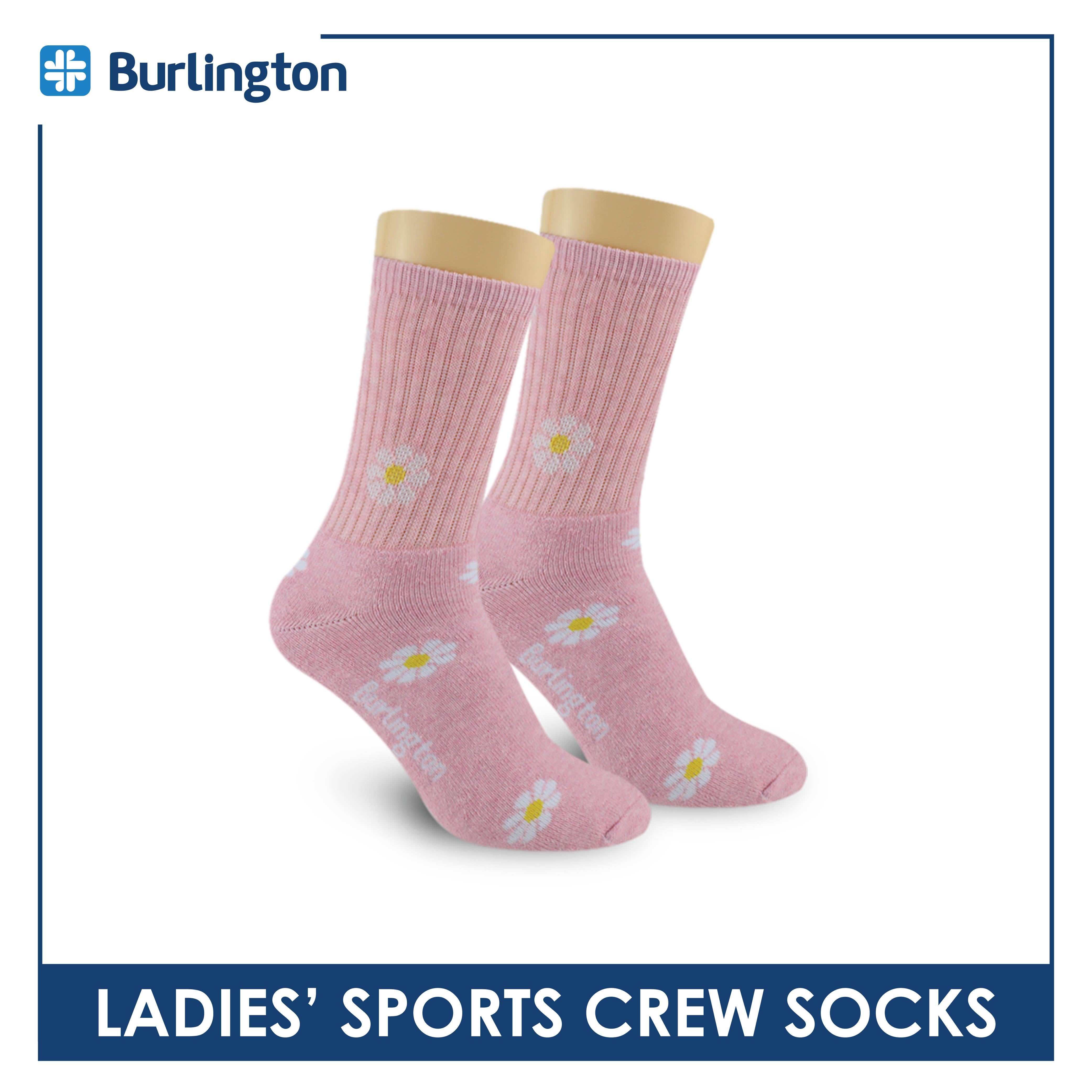 Burlington Ladies’ Cotton Extreme Performance Crew Socks 1 pair BLS4401