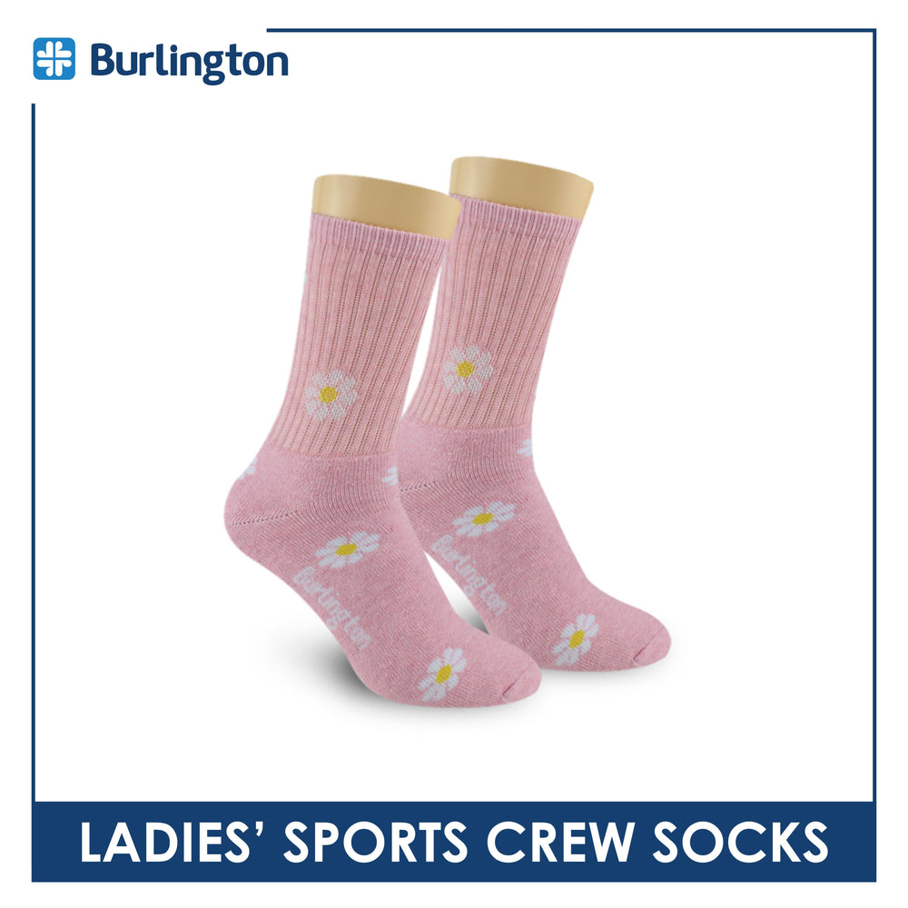Burlington Ladies’ Cotton Extreme Performance Crew Socks 1 pair BLS4401