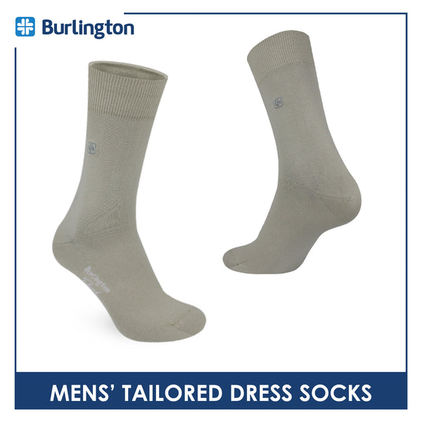 Burlington Men's Cotton Tailored Dress Crew Socks 1 pair BMTE531
