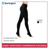 Burlington Ladies' Therapeutic Compression Pantyhose Stockings Open Toe 1 pair BSMP2