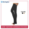 Burlington Ladies' Therapeutic Compression Stay up Stockings Open Toe 1 pair BSMP3