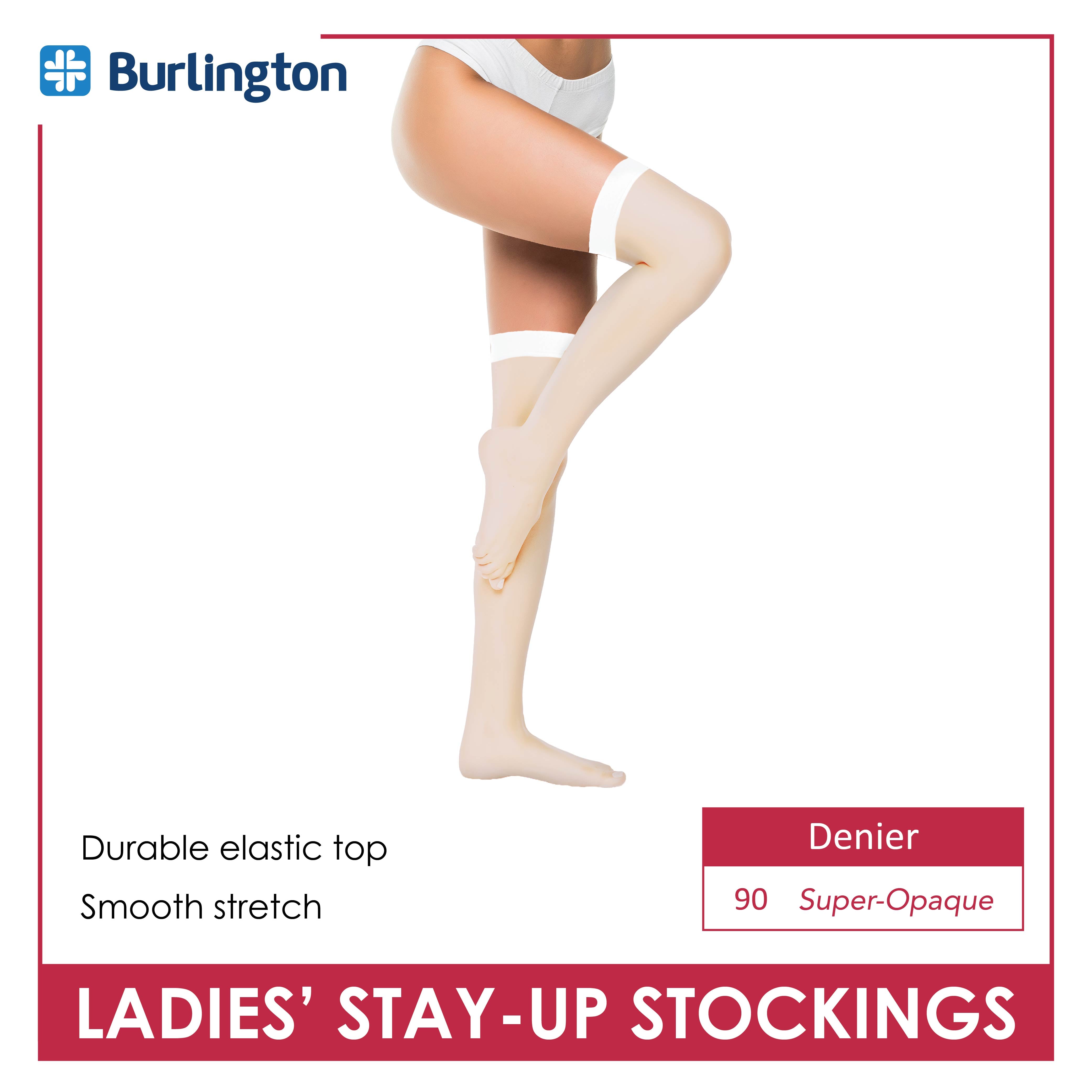 Burlington Ladies' Stay up 90 Denier Stockings 1 pair BSSU90