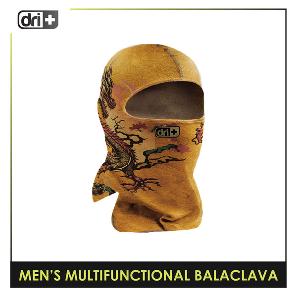 Dri Plus Men's Dragon 2024 Washable Multi-Functional Moisture Wicking Balaclava 1 piece DMBD4101