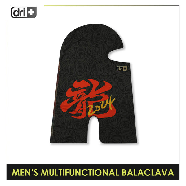 Dri Plus Men's Dragon 2024 Washable Multi-Functional Moisture Wicking Balaclava 1 piece DMBD4101