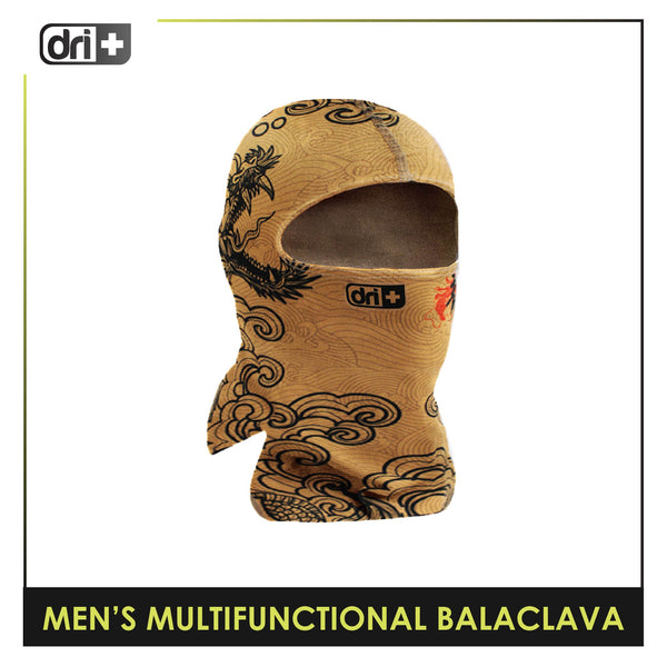 Dri Plus Men's Dragon 2024 Washable Multi-Functional Moisture Wicking Balaclava 1 piece DMBD4101