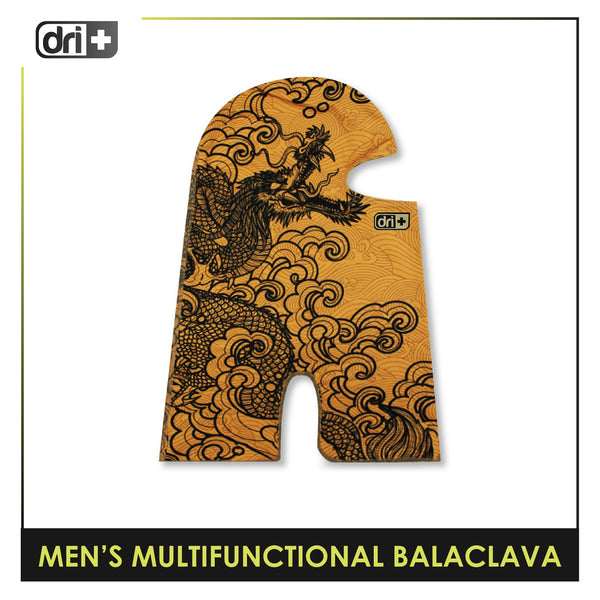 Dri Plus Men's Dragon 2024 Washable Multi-Functional Moisture Wicking Balaclava 1 piece DMBD4101