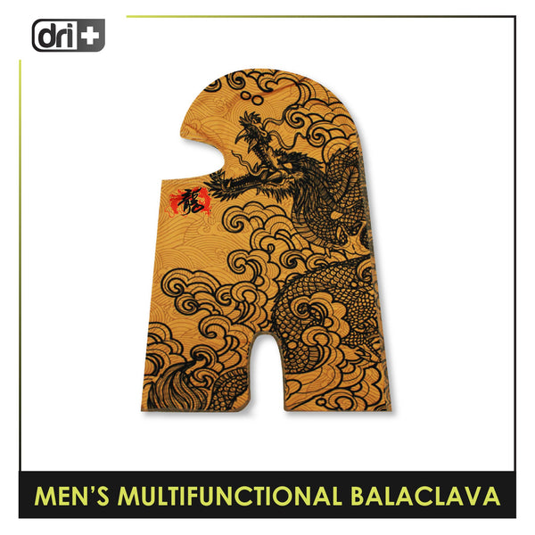 Dri Plus Men's Dragon 2024 Washable Multi-Functional Moisture Wicking Balaclava 1 piece DMBD4101