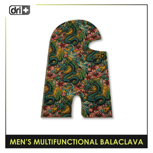 Dri Plus Men's Dragon 2024 Washable Multi-Functional Moisture Wicking Balaclava 1 piece DMBD4101