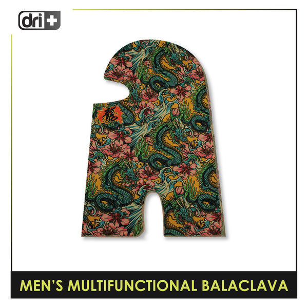 Dri Plus Men's Dragon 2024 Washable Multi-Functional Moisture Wicking Balaclava 1 piece DMBD4101