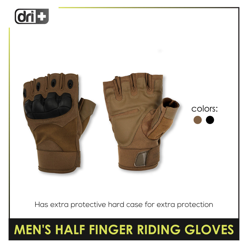 Dri Plus Half Finger Gloves 1 pair DMGHN3301