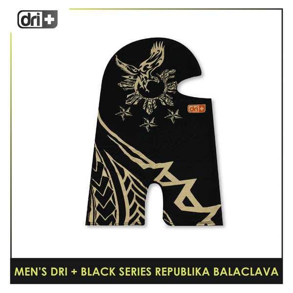 Dri Plus Men's Black Series Washable Multi-Functional Moisture Wicking Balaclava 1 piece DMREPUBALA1201 (Limited Edition)
