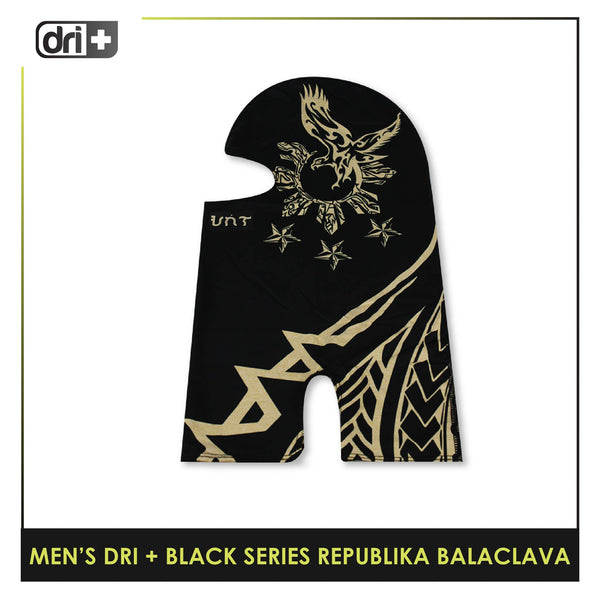 Dri Plus Men's Black Series Washable Multi-Functional Moisture Wicking Balaclava 1 piece DMREPUBALA1201 (Limited Edition)