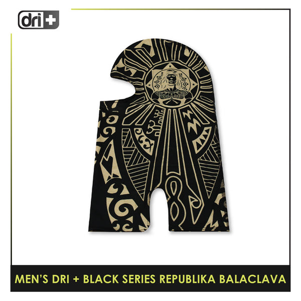 Dri Plus Men's Black Series Washable Multi-Functional Moisture Wicking Balaclava 1 piece DMREPUBALA1201 (Limited Edition)