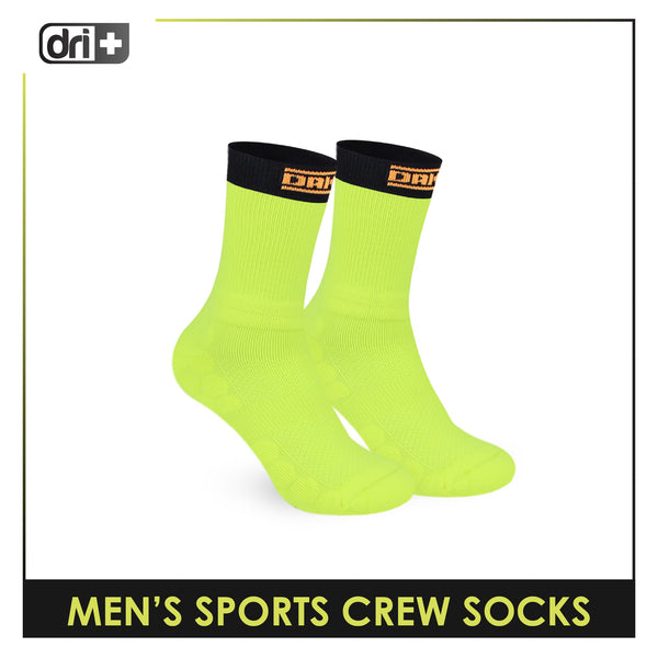 Dri Plus Men’s Extreme Performance Crew Socks 1 pair DMS4301