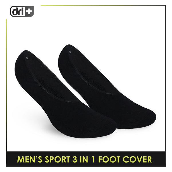 Dri Plus Men's Thick Sports Foot Cover Socks 3 pairs in a pack DMSFG3