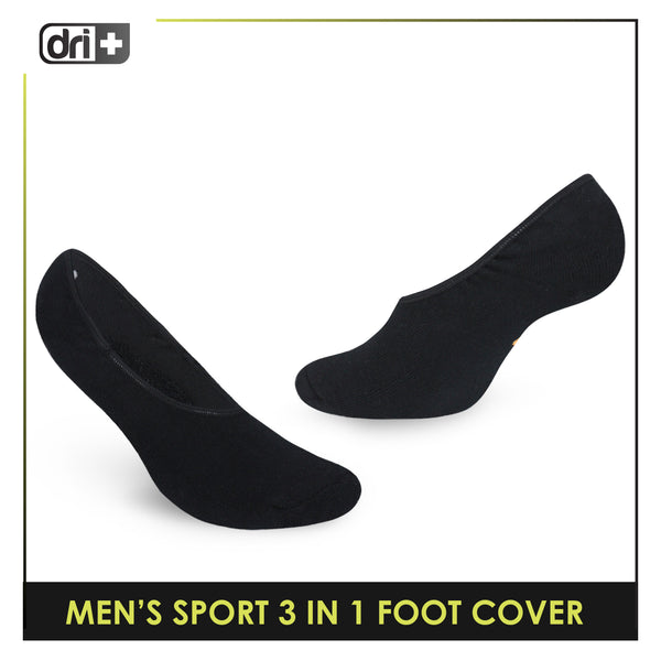 Dri Plus Men's Thick Sports Foot Cover Socks 3 pairs in a pack DMSFG3