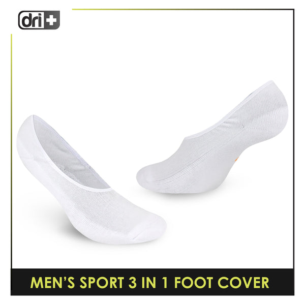 Dri Plus Men's Thick Sports Foot Cover Socks 3 pairs in a pack DMSFG3