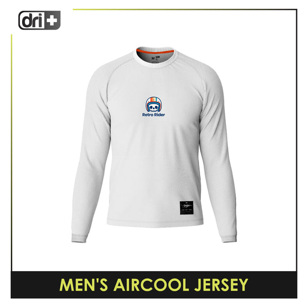 Dri Plus Men's Jethro Skull Odor Free Motorcycle Jersey Long Sleeve DMSSJR3404