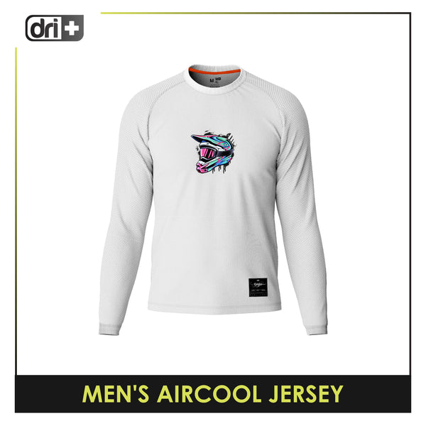 Dri Plus Men's Cass Kitt Odor Free Motorcycle Jersey Long Sleeve DMSSJR3407