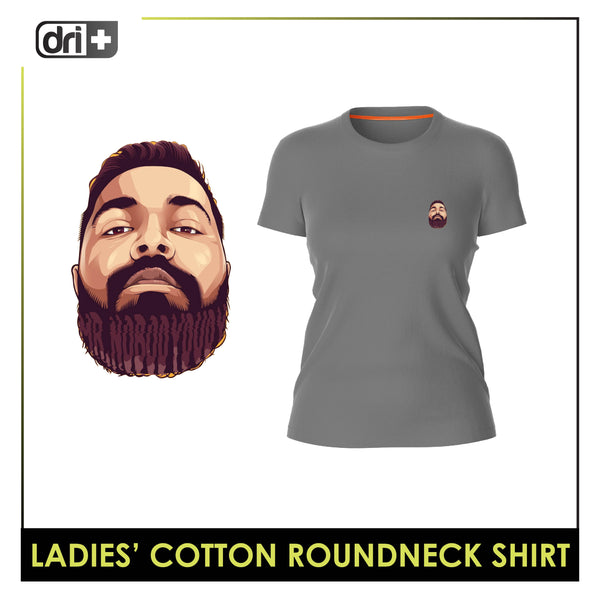 Dri Plus x Mr Nobodydudy Ladies’ Anti-Odor Sweat Wicking Cotton+ Shirt 1 pc DULSR3405