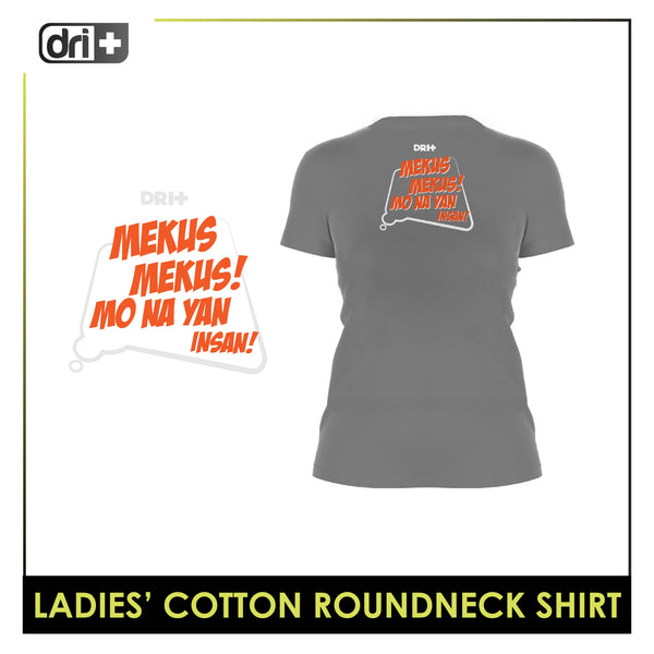 Dri Plus x Mr Nobodydudy Ladies’ Anti-Odor Sweat Wicking Cotton+ Shirt 1 pc DULSR3405