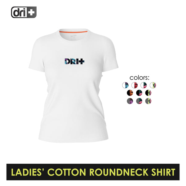 Dri Plus Ladies' Dragon Anti-Odor Sweat Wicking Cotton+ Shirt 1 pc DULSR4101