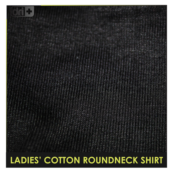 Dri Plus Ladies' Dragon Anti-Odor Sweat Wicking Cotton+ Shirt 1 pc DULSR4101