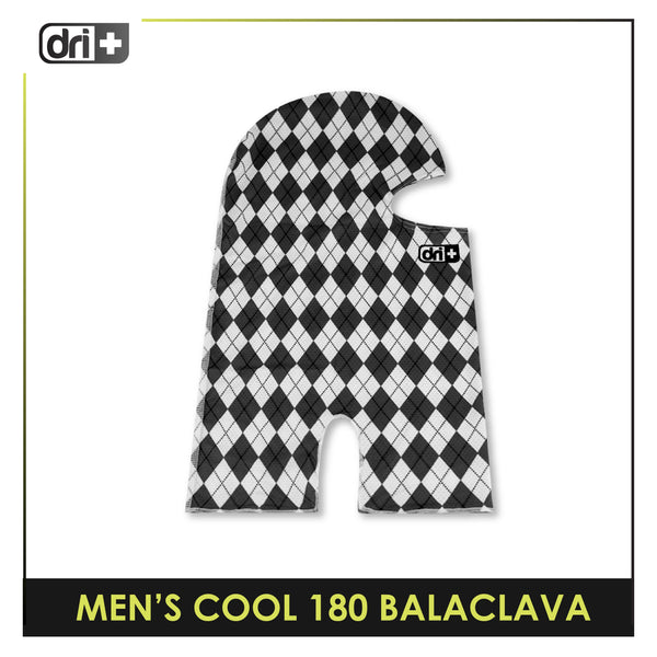 Dri Plus Men's Dapper Washable Moisture Wicking Balaclava Cool 180 1 piece DUMB516